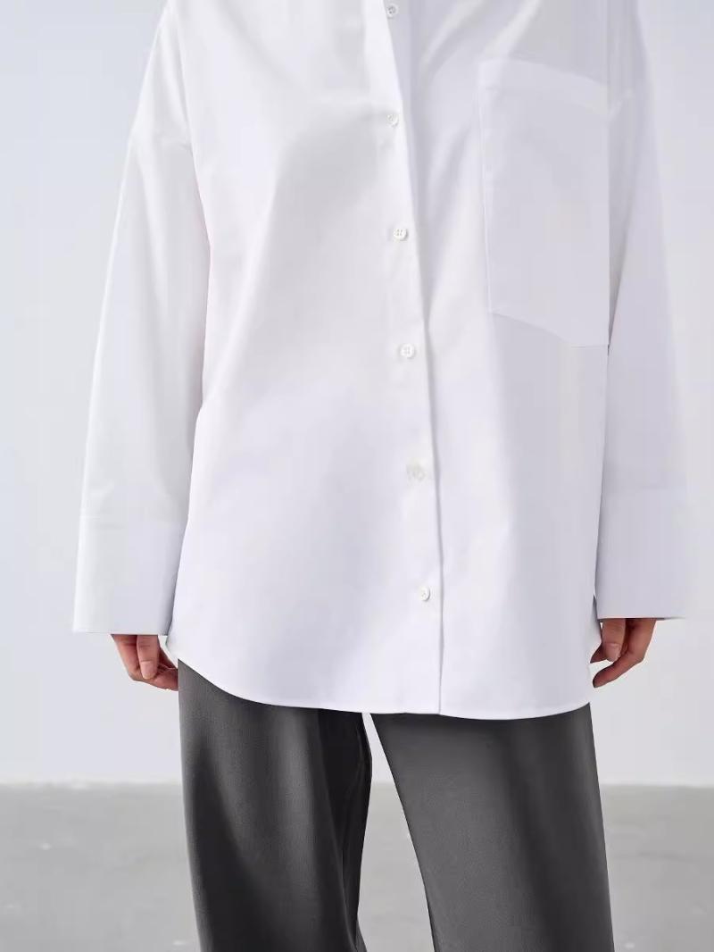 Cotton Poplin Outwear Shirt | Womens Shirts & Blouses Clothing Shirts & Blouses